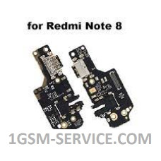 Блок захранване ( PCB ) за Xiaomi Redmi Note 8 / Model: M1908C3JG, M1908C3JE, M1908C3JH + микрофон, ОЕМ